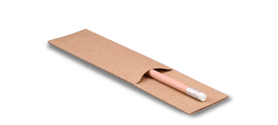 pack case with pencil with eraser